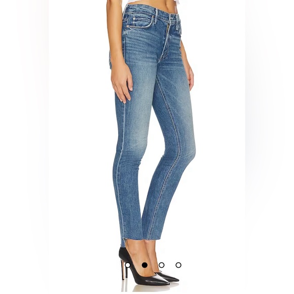 🆕MOTHER 👵The Mid Rise Dazzler Ankle Step Fray in Something To Remember Sz 28 - Picture 4 of 16